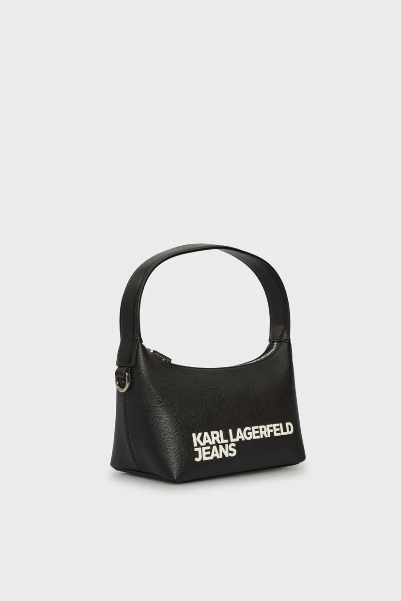 Жіноча чорна сумка essential logo top handle 3