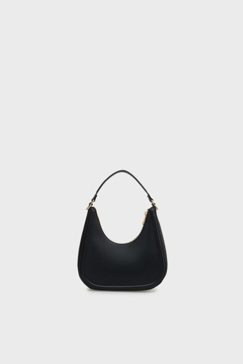 Женская черная сумка BOLD CK SMALL CRESCENT 4
