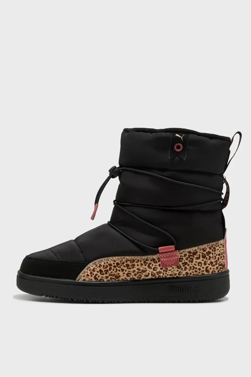 Жіночі чорні дутики Snowbae Animal Flair Boots Women 3