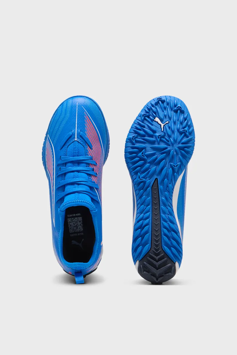 Детские синие сороконожки ULTRA 6 MATCH TT Mid Football Boots Youth 4