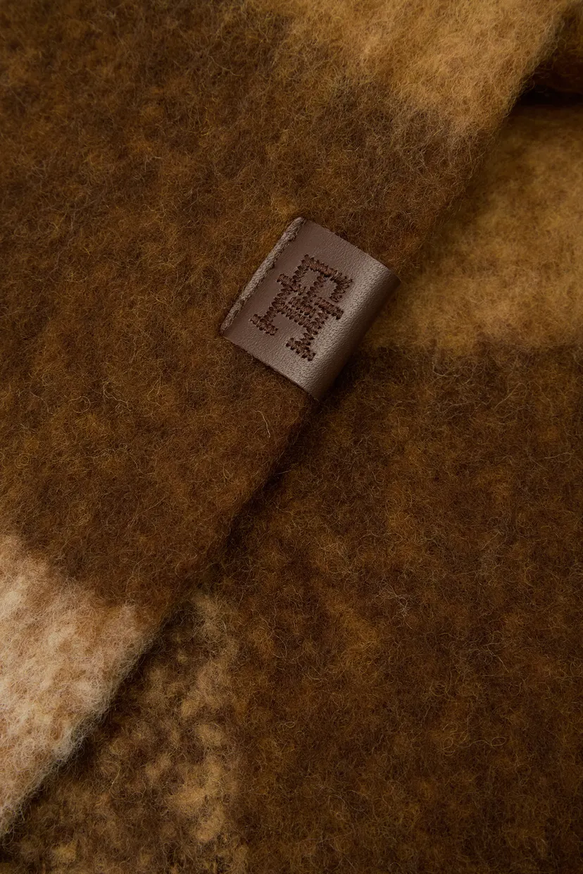 Женский шарф в клетку TH FLUFFY SCARF MIX 4