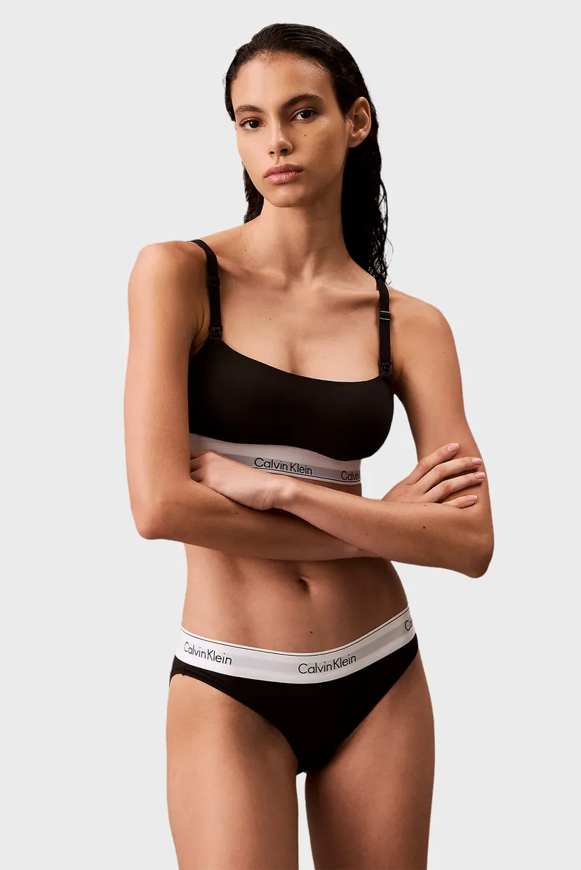 Женский черный бюстгальтер для кормления LIGHTLY LINED MATERNITY BRALETTE 5