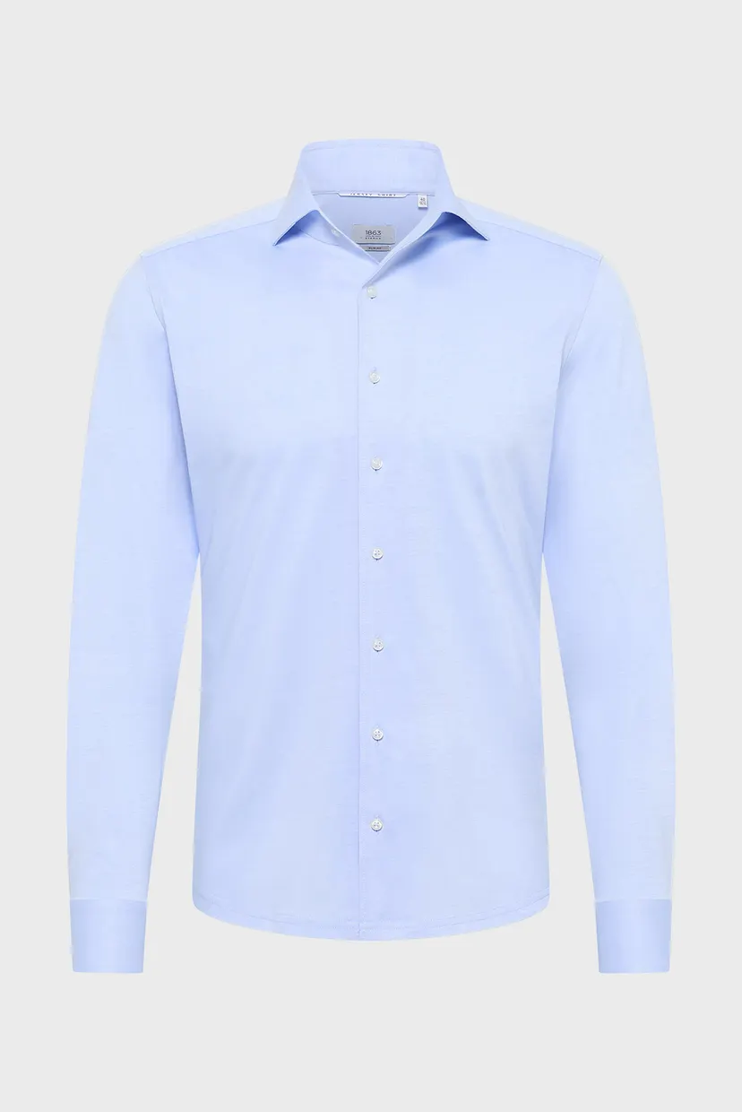 Чоловіча блакитна сорочка SLIM FIT 5