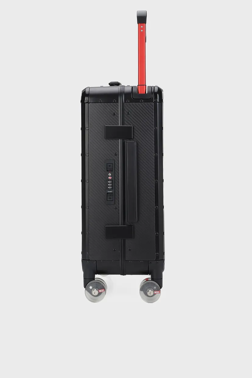 Черный чемодан CARBON FIBER TROLLEY 3
