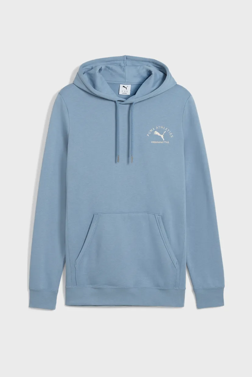 Чоловіче блакитне худі PUMA Class Graphic Hoodie Men 4