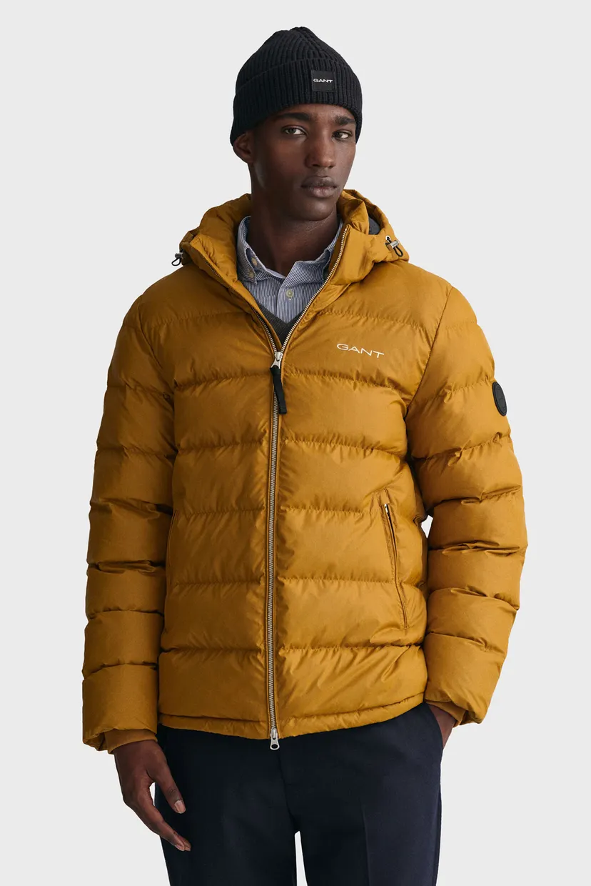Мужская горчичная куртка ACTIVE CLOUD JACKET Gant 7006351 — MD-Fashion