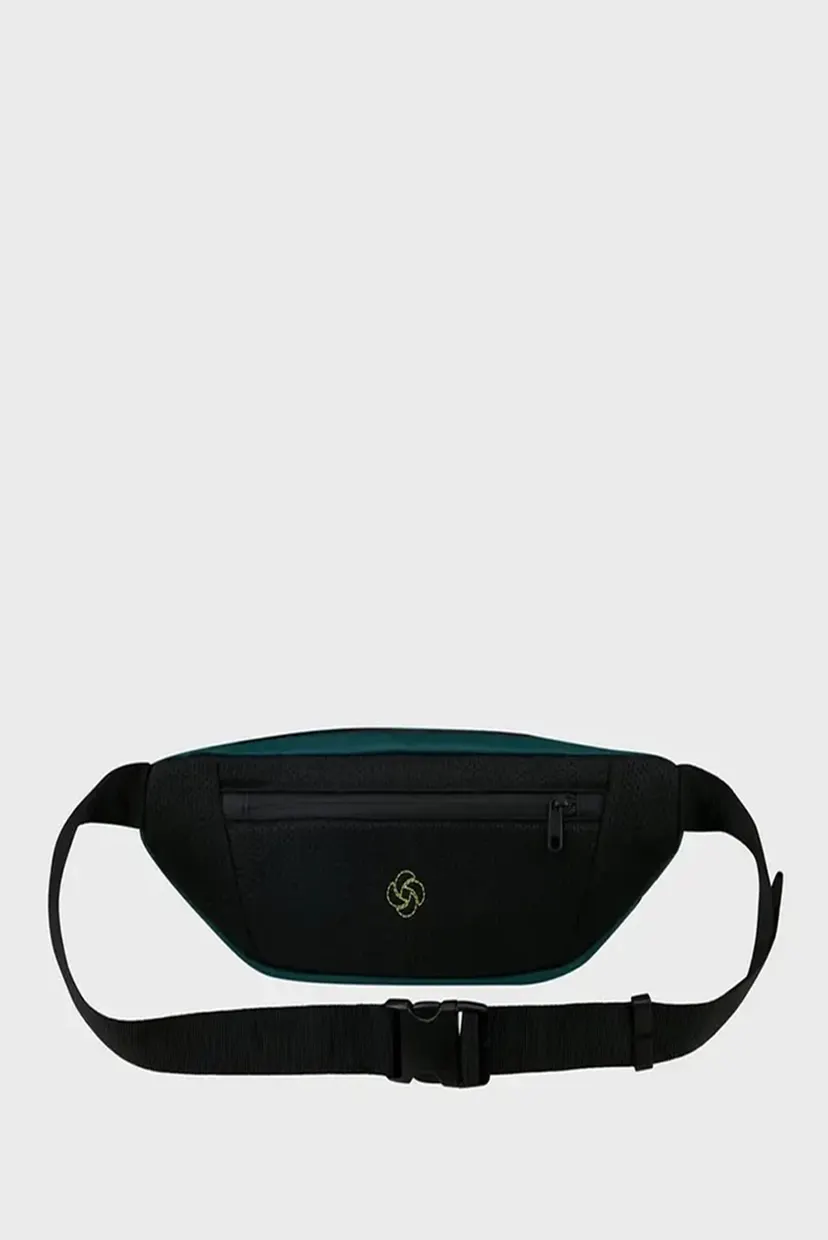 Темно-зеленая поясная сумка ECODIVER DARK TEAL/LIME 4