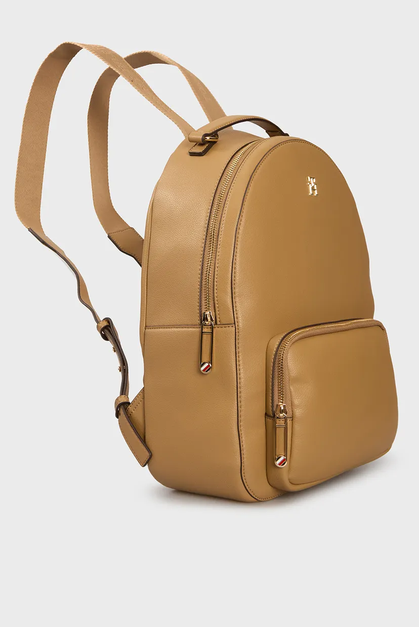 Женский бежевый рюкзак TH SOFT LOGOTAPE BACKPACK 3