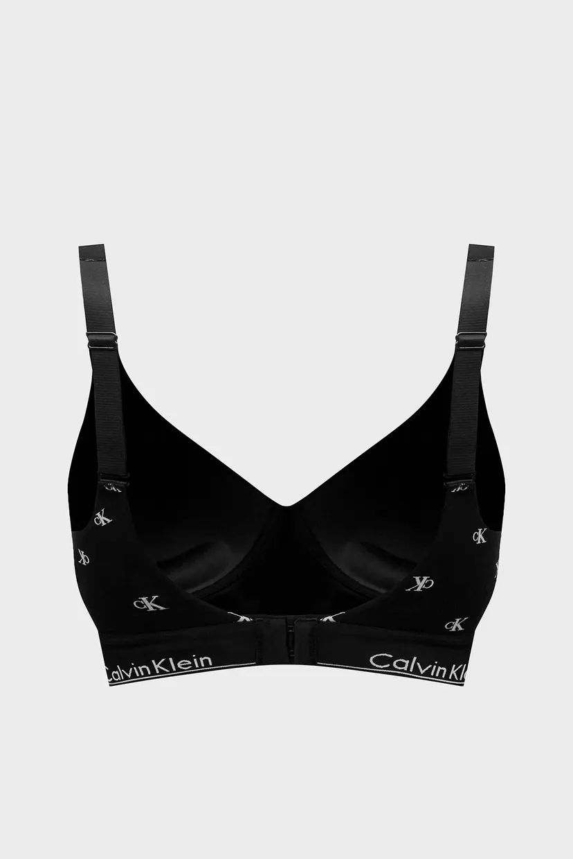Жіночий чорний бюстгальтер з візерунком LIFT BRALETTE 7