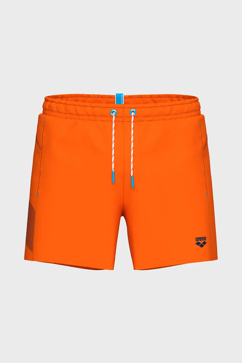 Мужские оранжевые плавательные шорты PRO_FILE LOSANGE BEACH SHORT 6