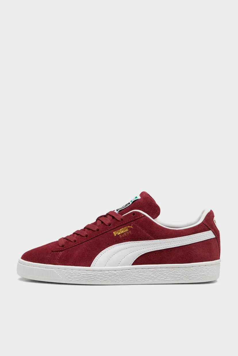 Красные замшевые сникерсы Suede Classic Sneakers Unisex 3