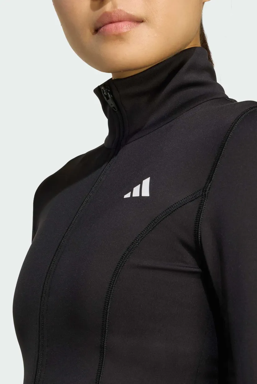 Жіноча чорна спортивна кофта Optime Essentials Full-Zip 5