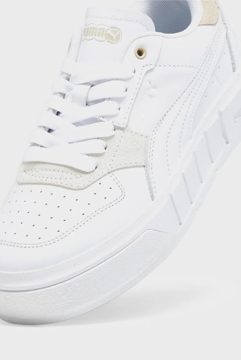 Женские белые кожаные сникерсы Cali Court Match Sneakers Women 5