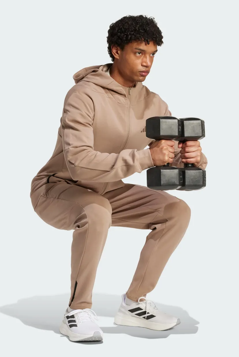 Чоловіча бежева спортивна кофта Designed for Training Full-Zip