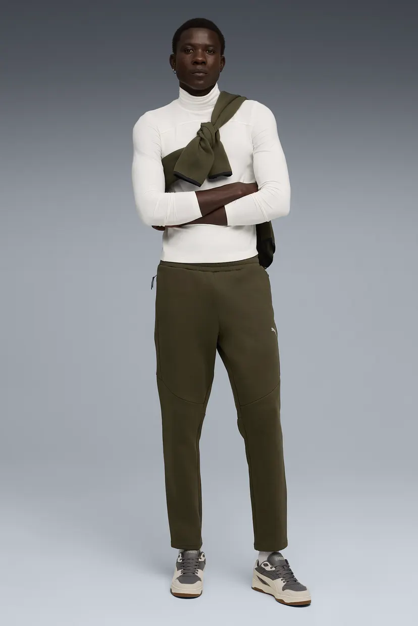 Чоловічі оливкові спортивні штани Evostripe Pants Men 4