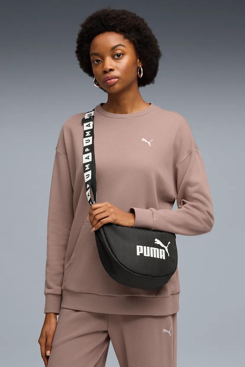 Женская черная сумка BASE Half Moon Bag PUMA 092509_01 — MD-Fashion