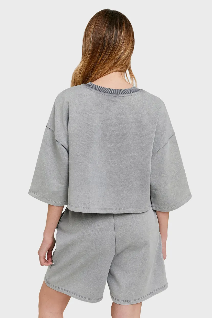 Женские серые шорты 4