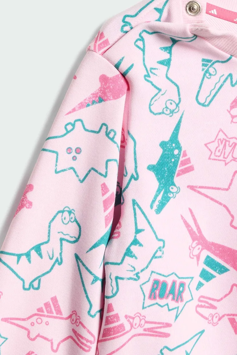 Детский пудровый спортивный костюм (свитшот, брюки) Seasonal Essentials Adiraptor French Terry Kids 6