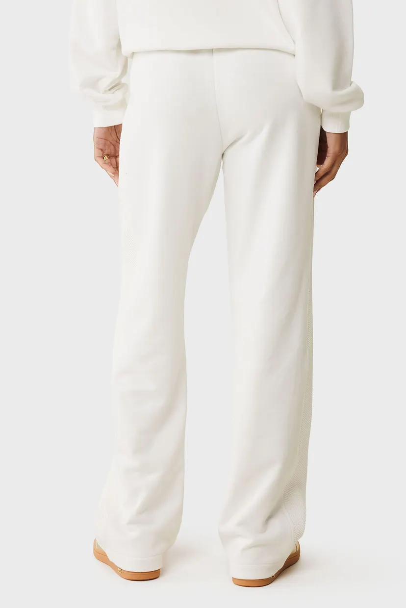 Женские белые спортивные брюки Honeycomb sweatpants 3