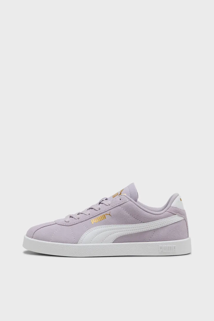 Дитячі бузкові замшеві снікерси PUMA Club II Sneakers Youth 3