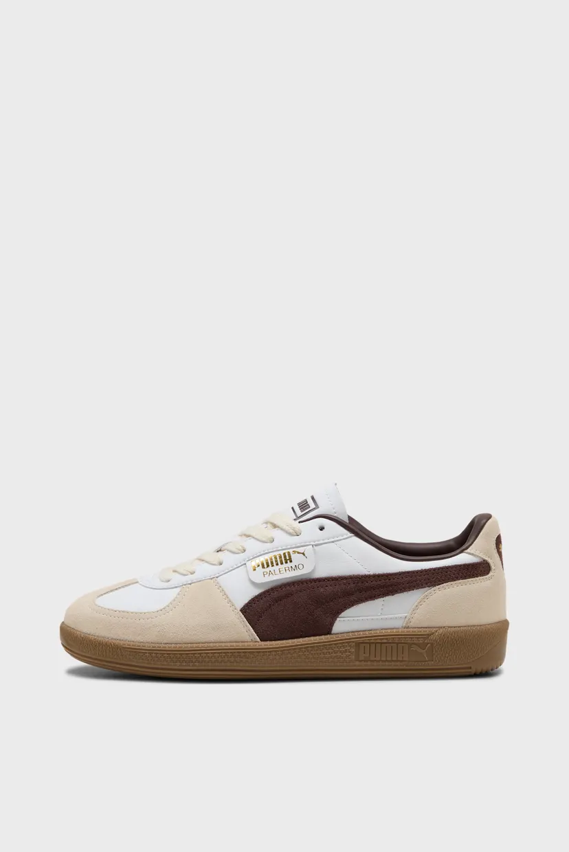 Білі шкіряні снікерси Palermo Lth Sneakers 3