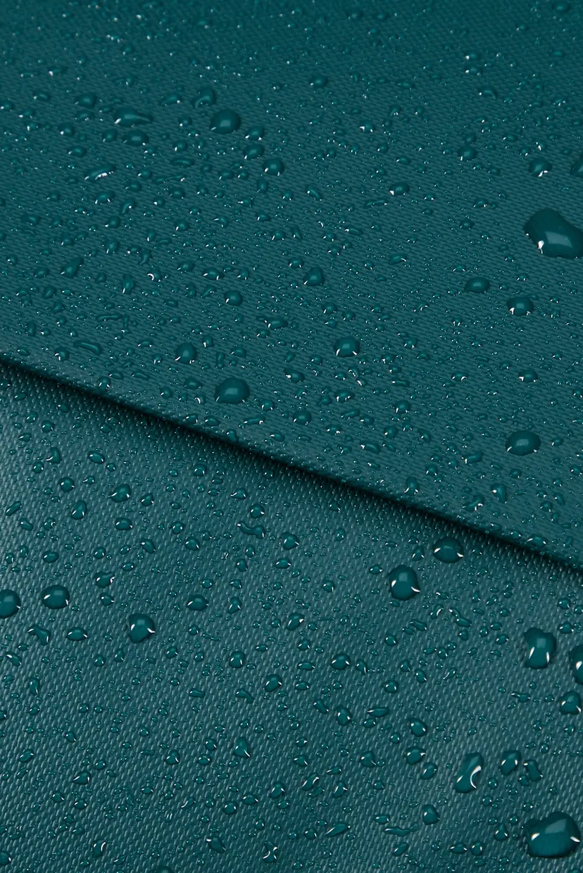 Темно-зелена поясна сумка ECODIVER DARK TEAL/LIME 5