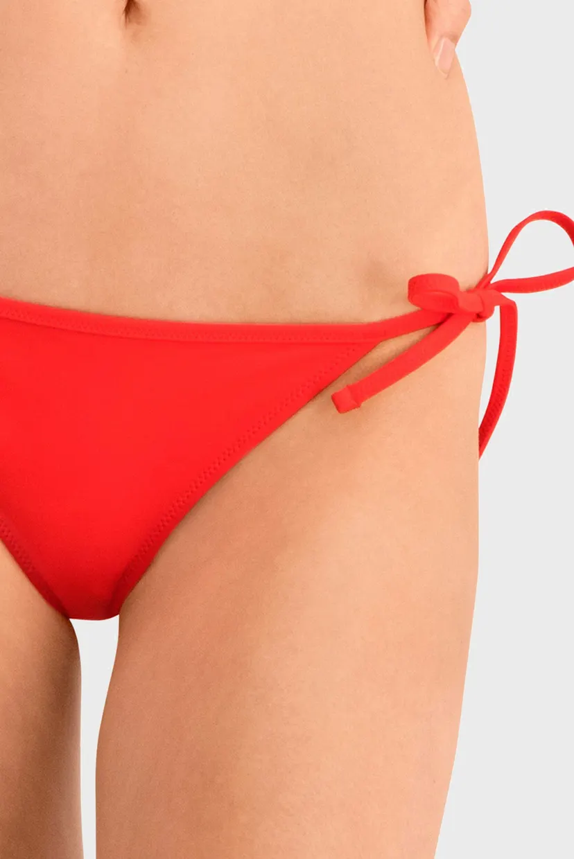 Жіночі червоні трусики від купальника PUMA Swim Women Side Tie Bikini Bottom 4