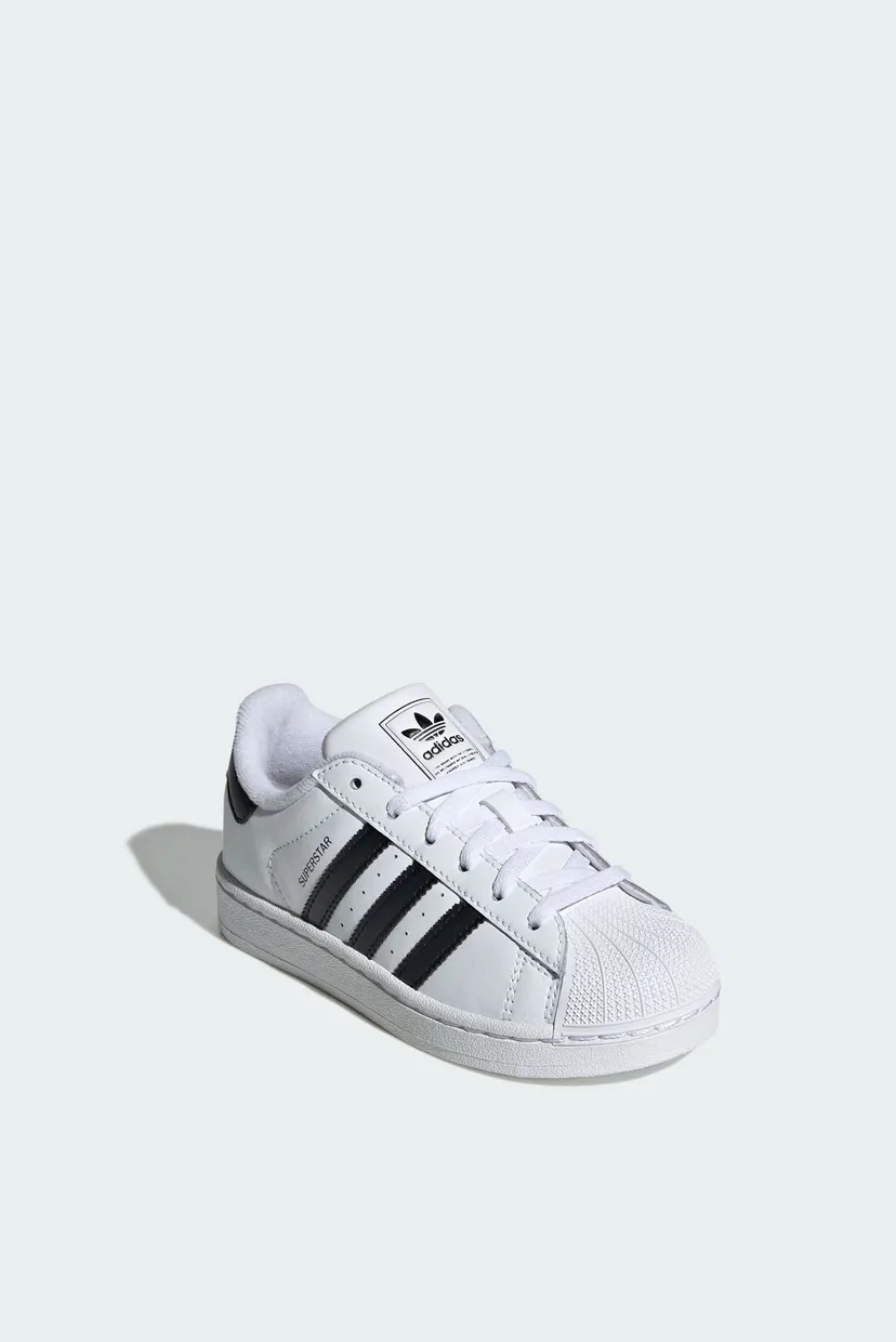 Детские белые сникерсы Superstar II Kids 4