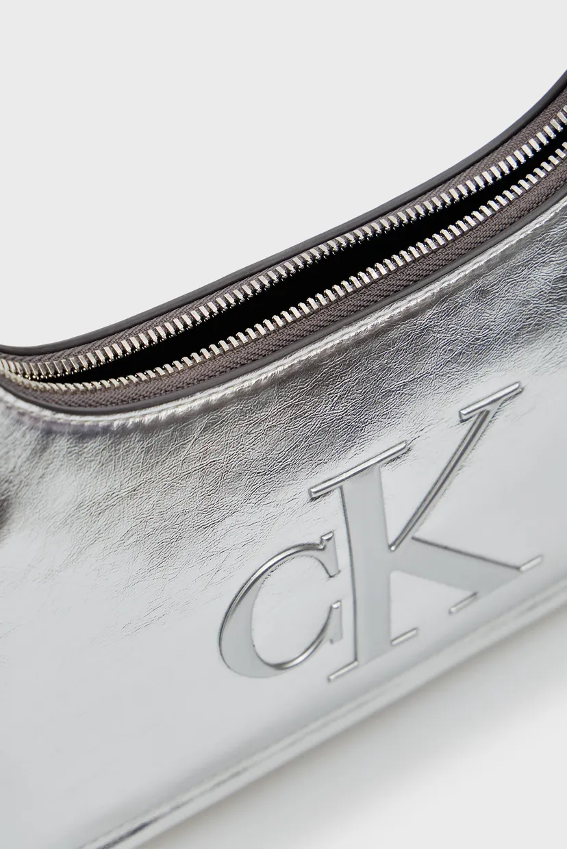 Жіноча срібляста сумка METALLIC 5