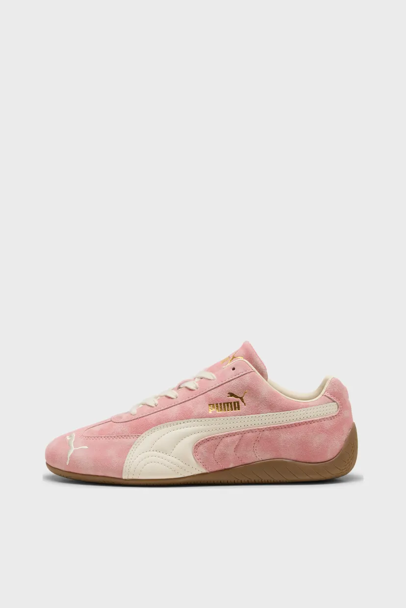 Розовые кожаные кроссовки Speedcat Faded Sneakers Unisex 4