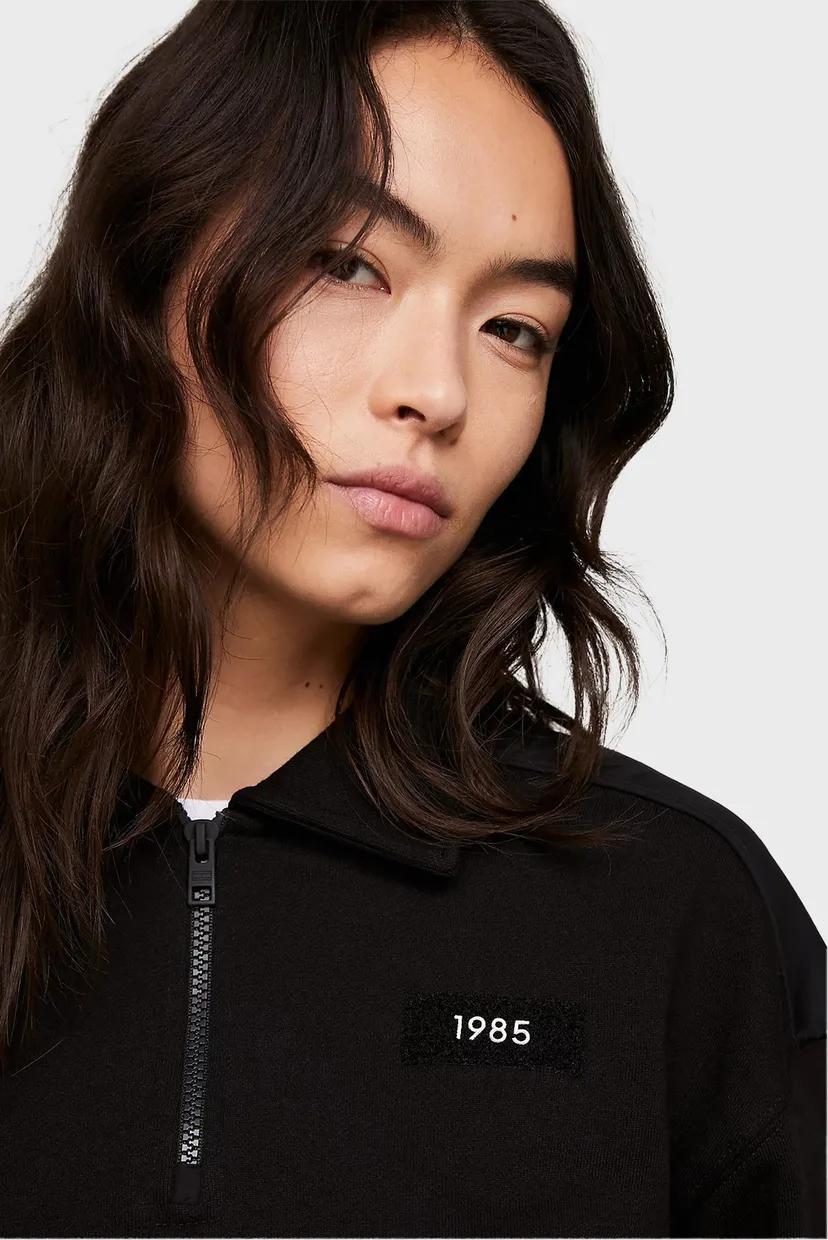 Женская черная спортивная кофта TJW CRP FABRIC MIX ZIPTHRU 5