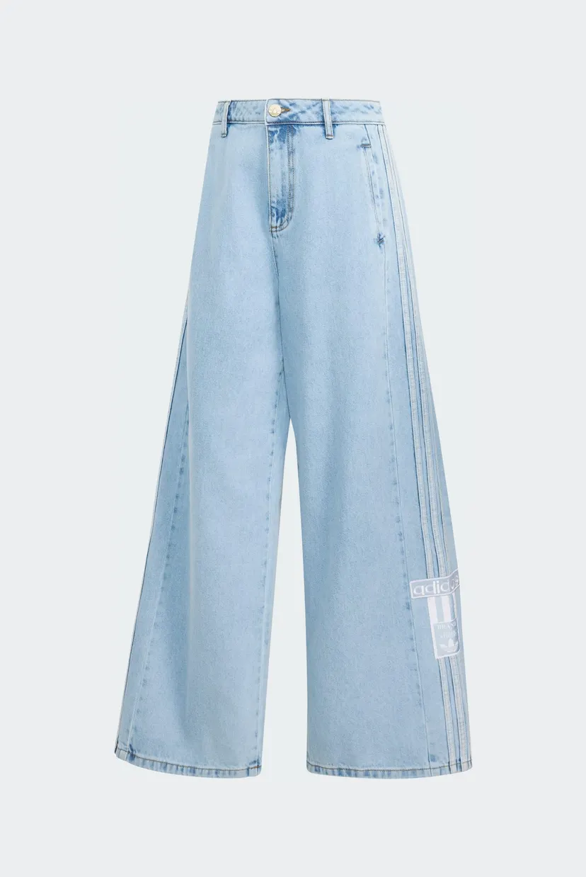 Жіночі блакитні джинси ADIBREAK MID-RISE WIDE-LEG DENIM 6