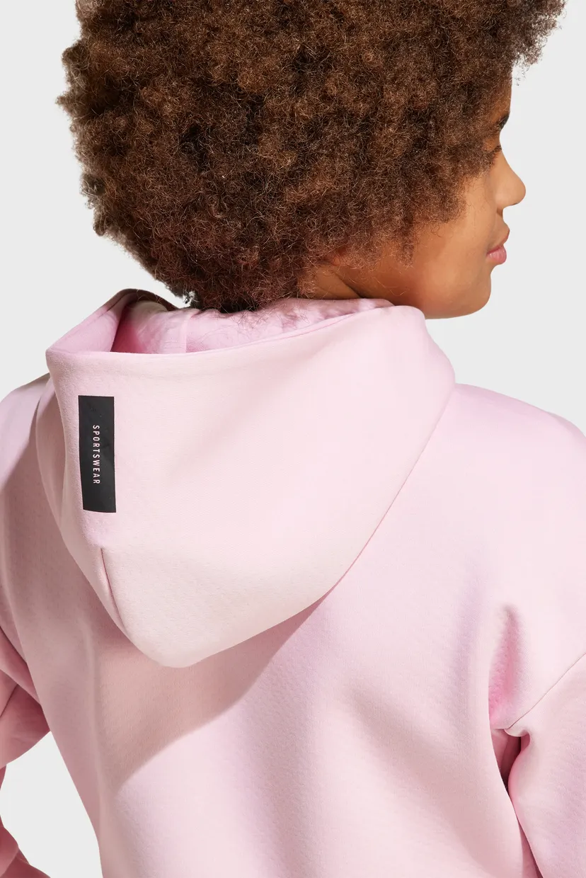 Детское пудровое худи adidas Z.N.E. Full-Zip Kids 5