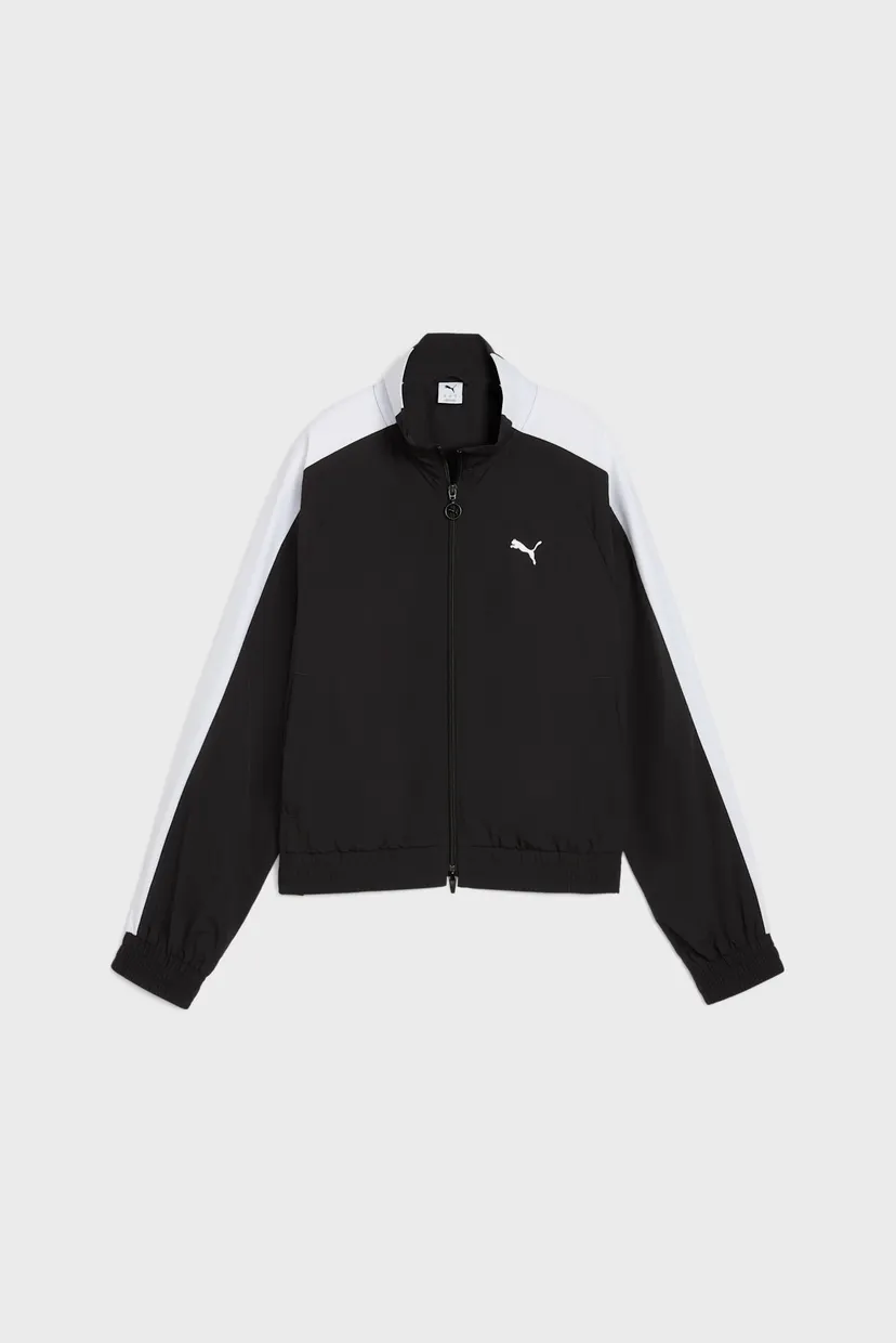 Жіноча чорна спортивна кофта T7 Relaxed Woven Track Jacket Women 4