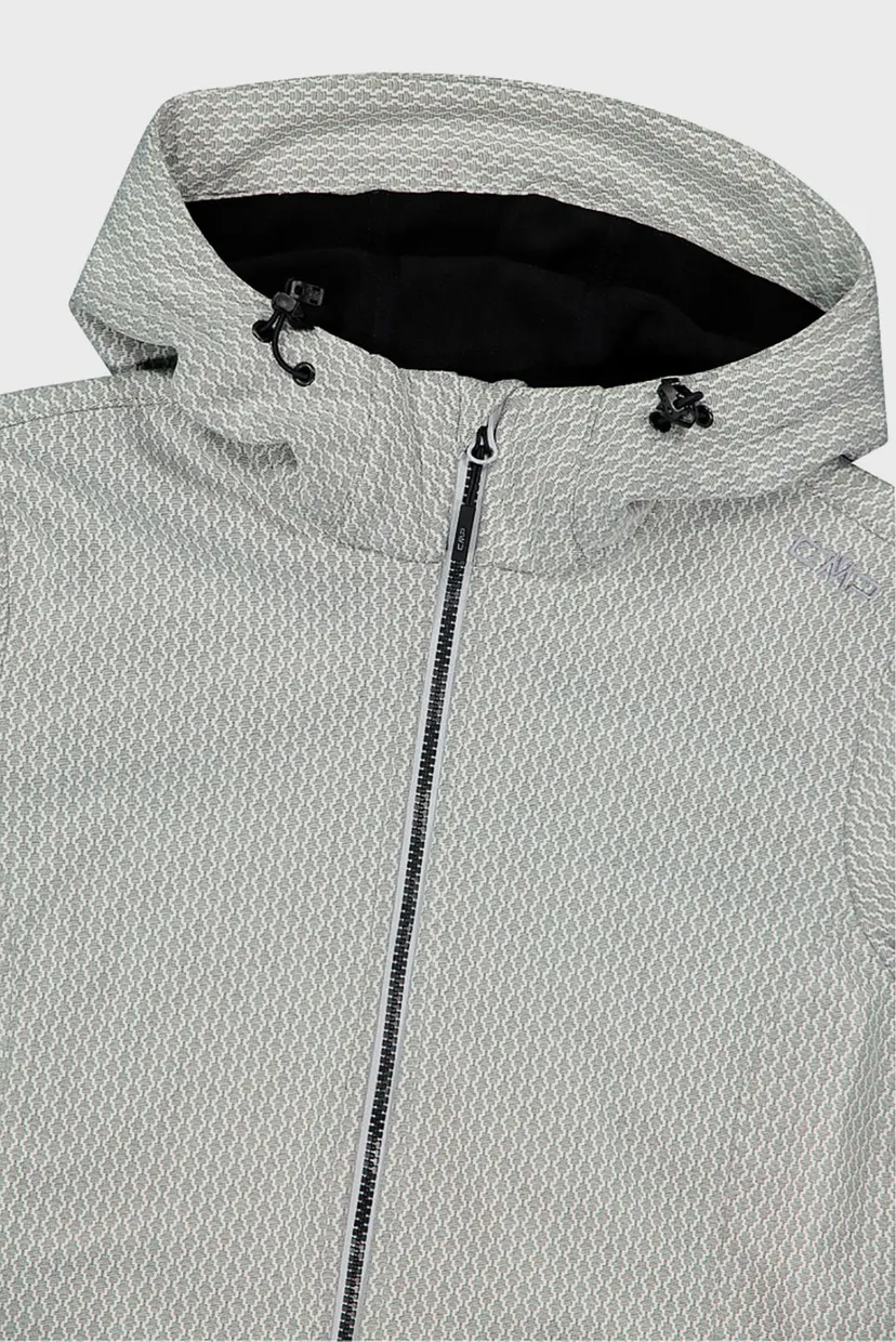 Жіноча сіра вітровка JACKET ZIP HOOD SOFTSHELL 4