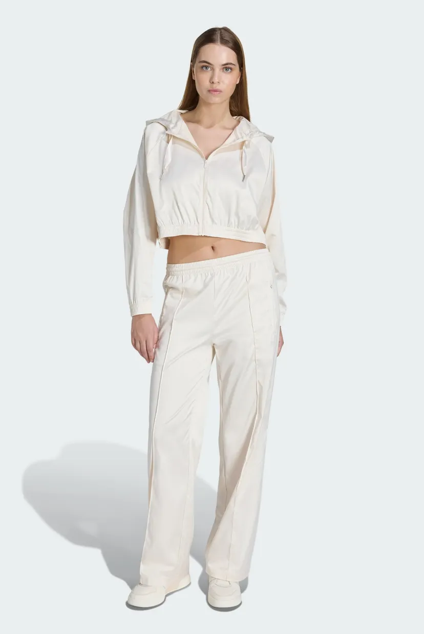 Женские белые спортивные брюки Pearl Firebird Loose adidas KE3393