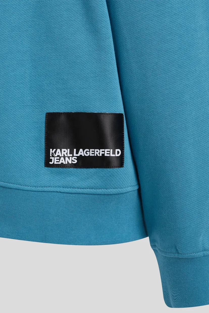 Мужской синий свитшот KLJ REGULAR LOGO SWEAT 5