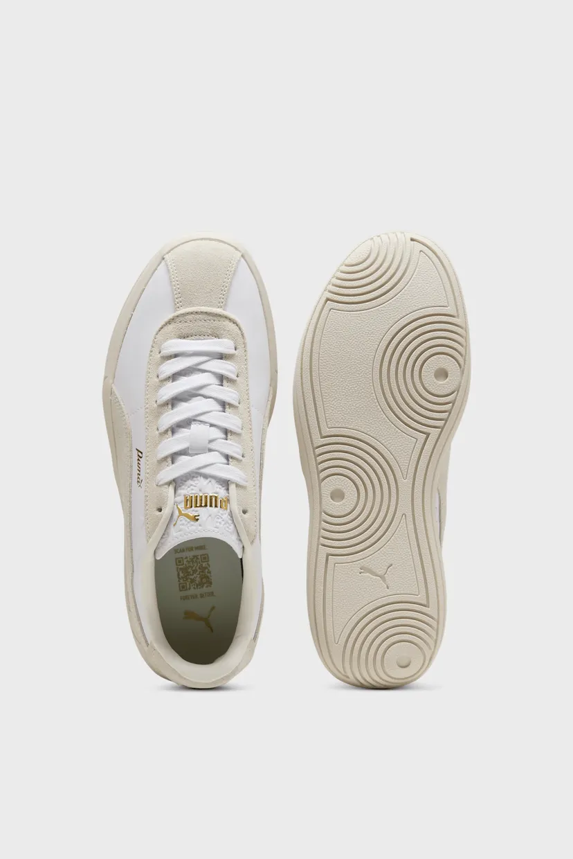 Жіночі білі шкіряні снікерси PUMA Club Klassika Sneakers Women 4