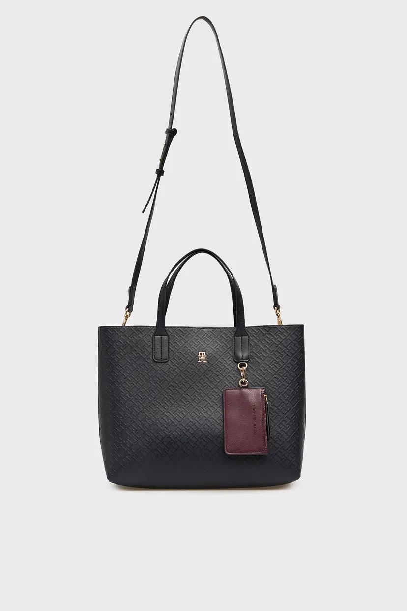 Женская темно-синяя сумка ICON SATCHEL MONO 6