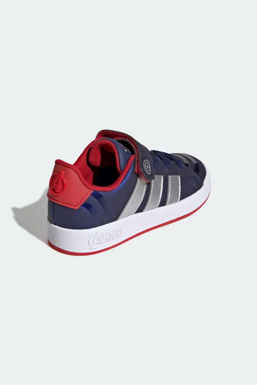 Детские синие сникерсы ADIDAS MARVEL AVENGERS GRAND COURT KIDS 5