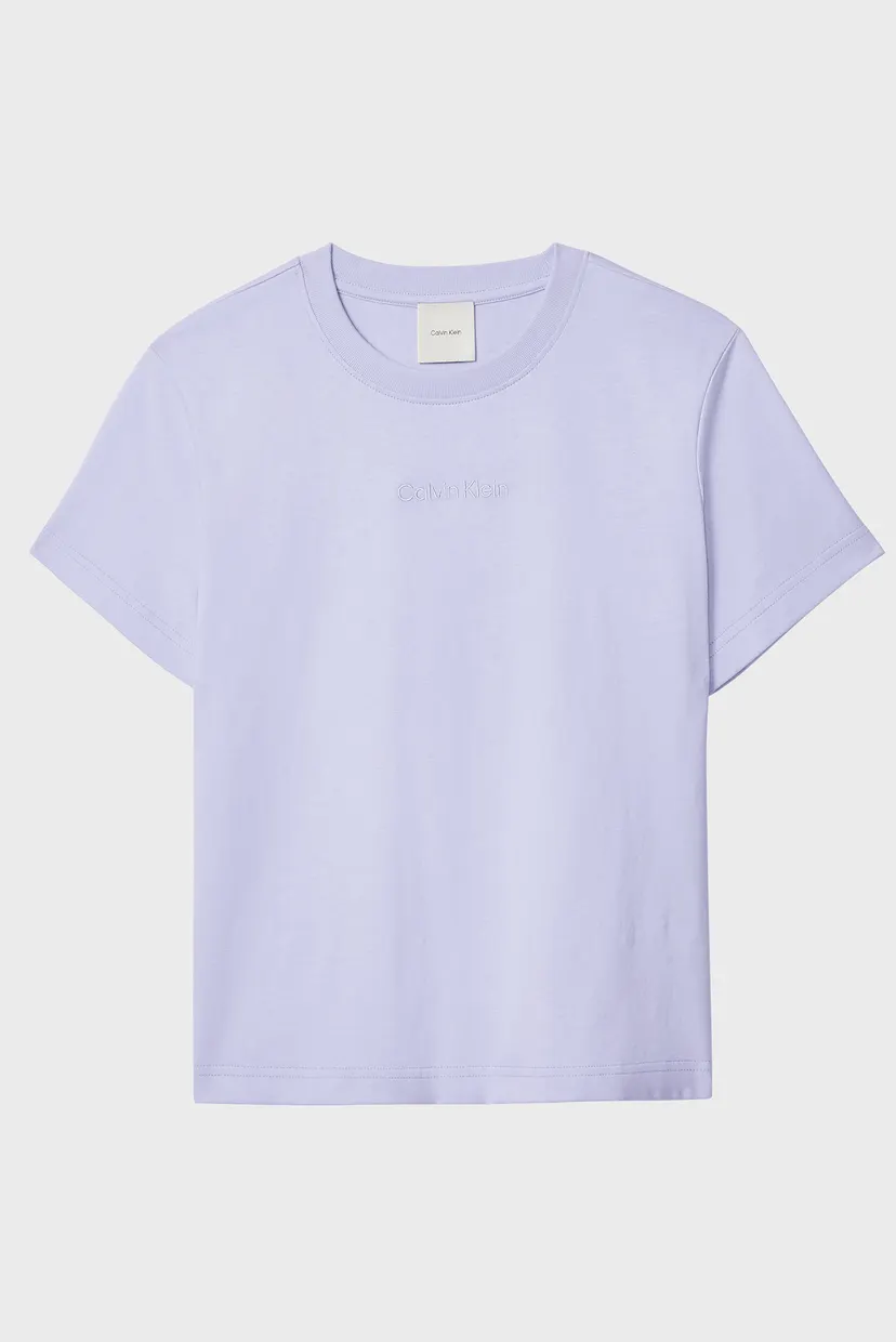 Женская голубая футболка LOGO GRAPHIC TEE 6
