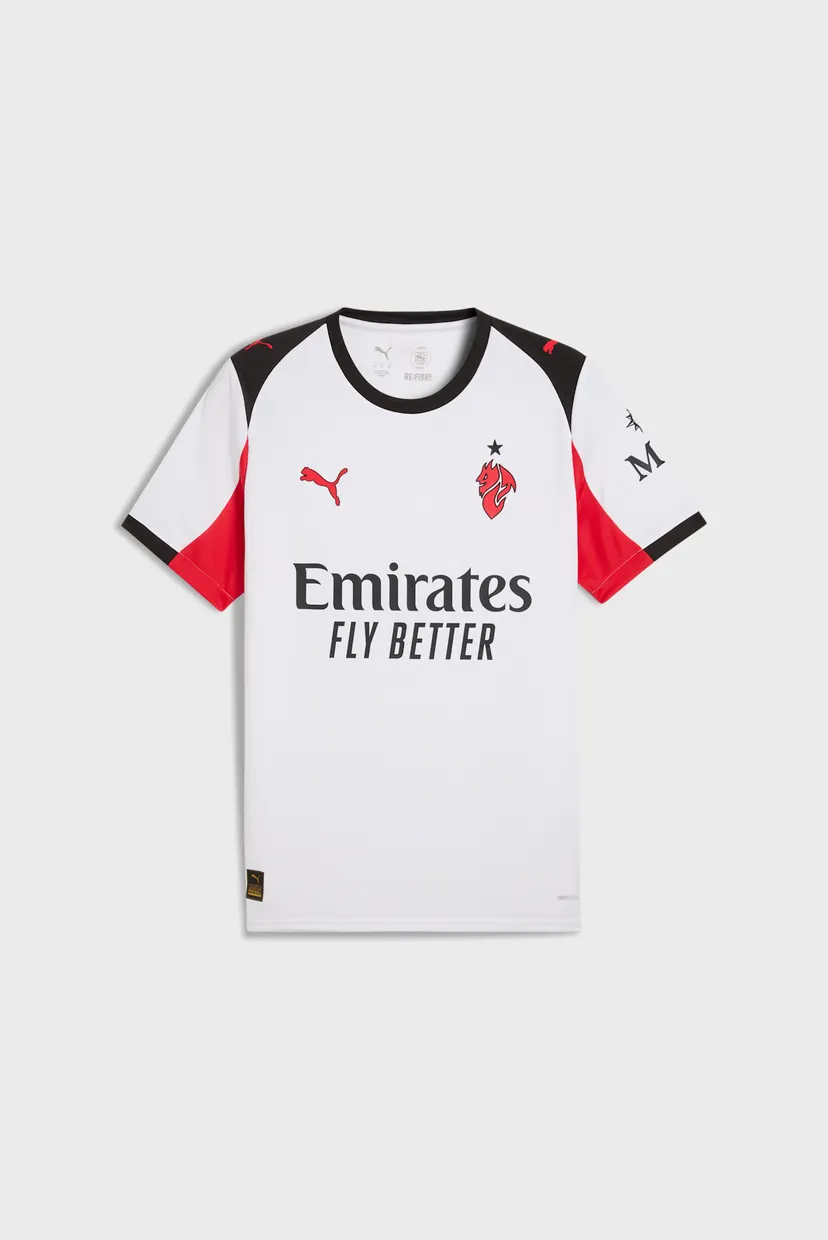 Чоловіча біла футболка AC Milan 25/26 Away Jersey Men 6