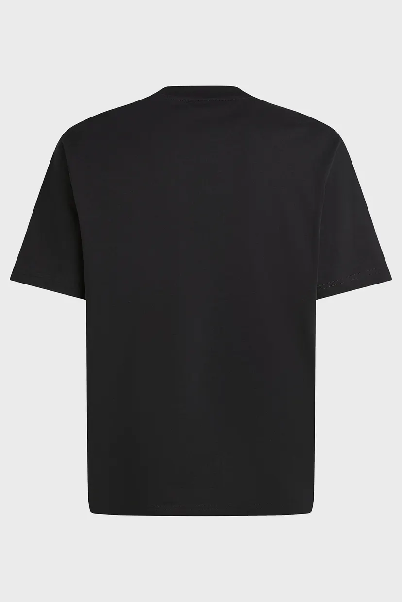 Мужская черная футболка reg vertical logo 6