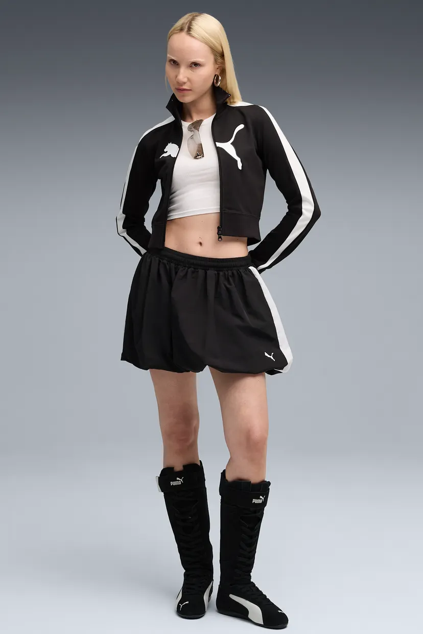 Жіноча чорна спортивна кофта FUTURE.PUMA.ARCHIVE T7 Slim Cropped Track Jacket Women 4