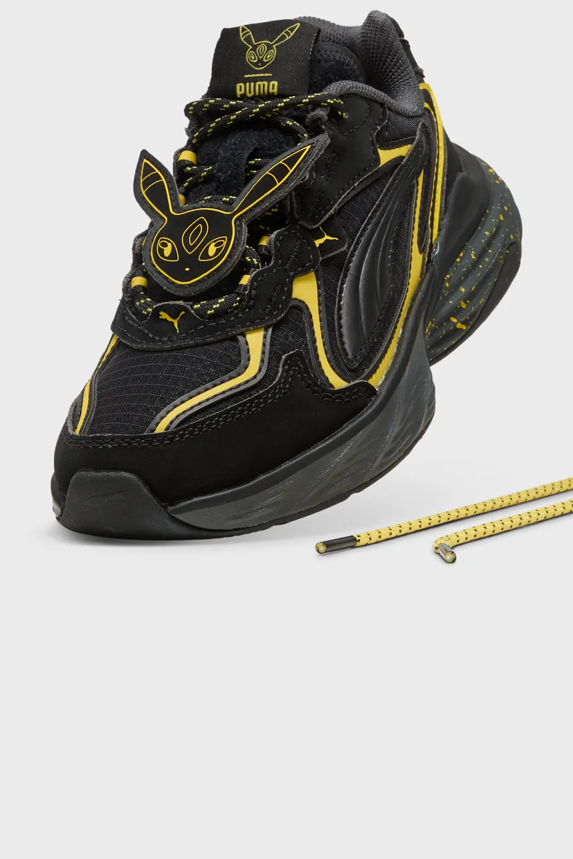 Детские черные кроссовки PUMA x POKÉMON Fade Umbreon Sneakers Kids 4