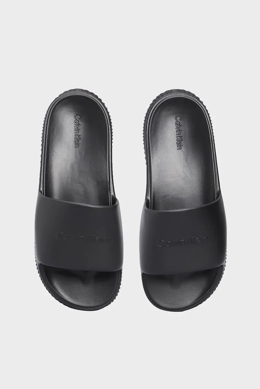 Женские черные слайдеры FLATFORM SLIDE EVA 4