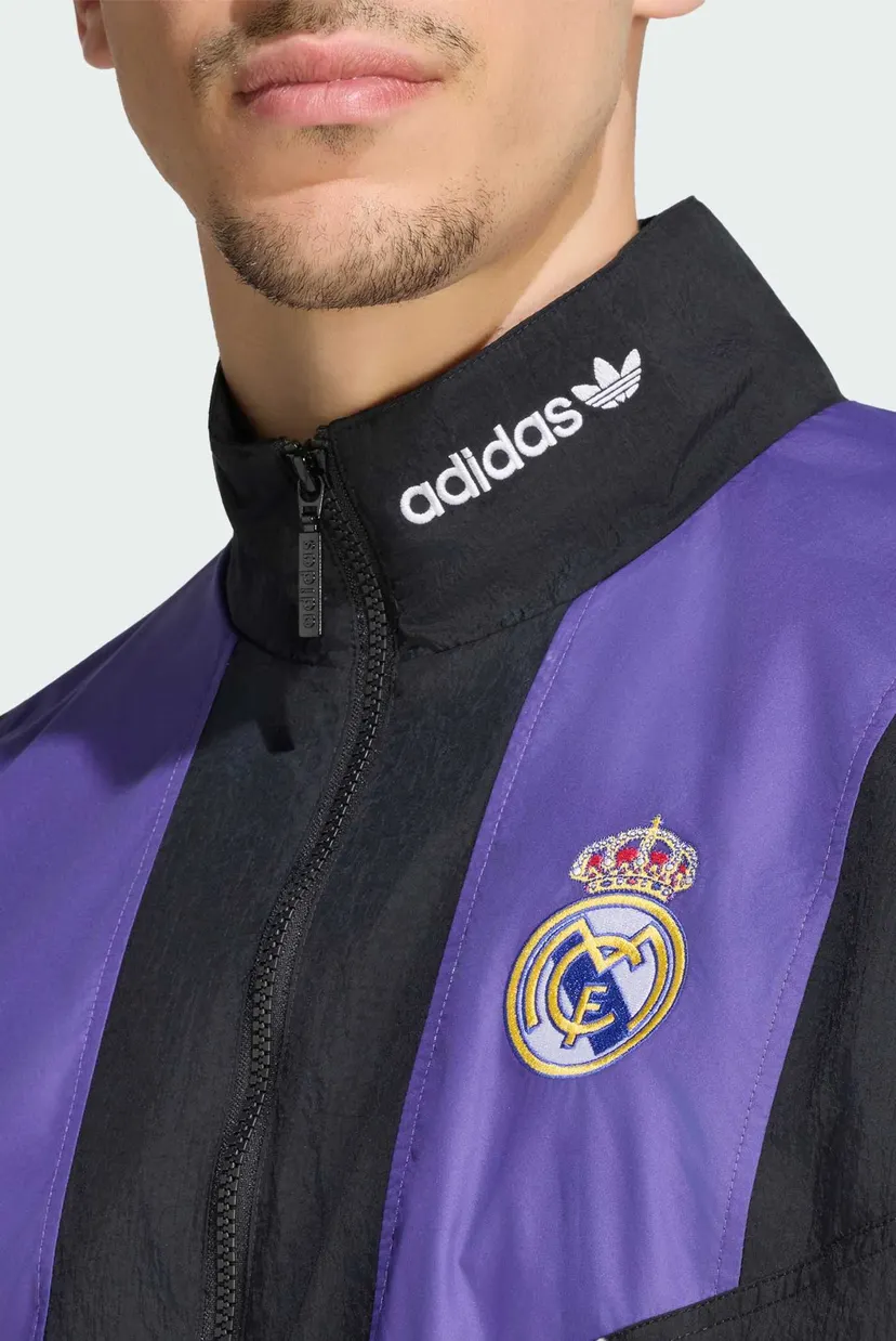 Чоловіча чорна спортивна кофта Real Madrid EQT 4