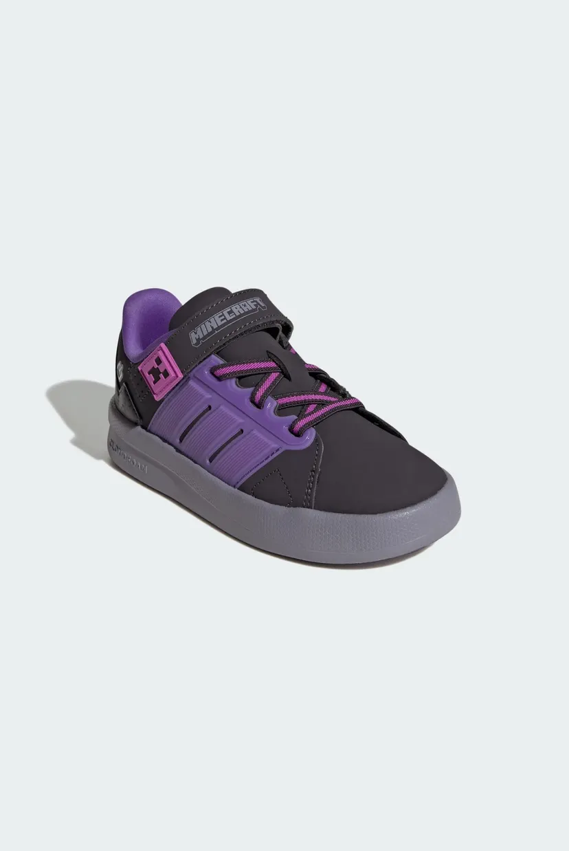 Детские черные кроссовки ADIDAS MINECRAFT LIGHTORAMA COURT CHILDREN 4