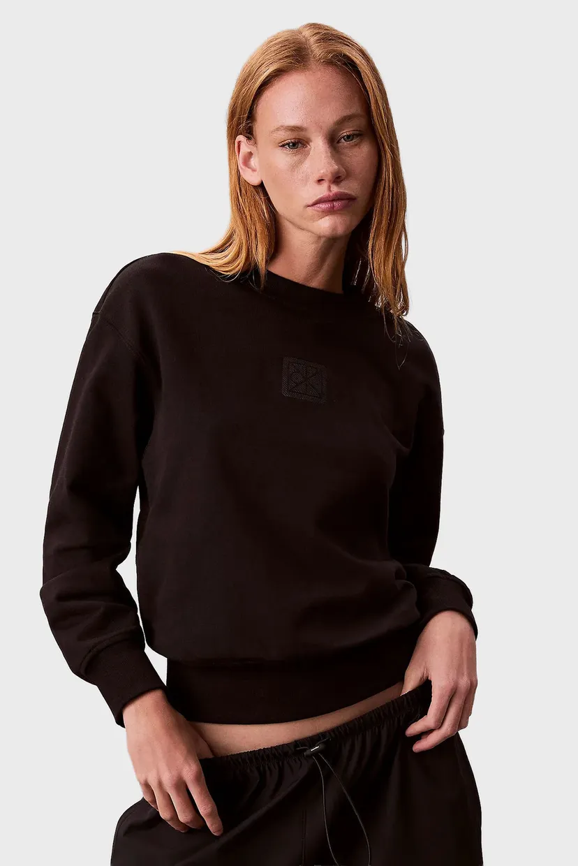 Женский черный свитшот PREMIUM TERRY 4