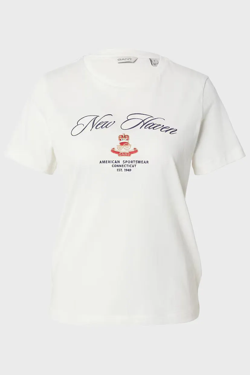 Жіноча біла футболка CREST 5